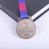 Medalla de competencia de cobre dorada y plateada taekwondo artes marciales actividades premio reconocimiento medalla pintura metálica medalla hueca formulación