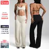 Conjunto de Sujetador Deportivo de Verano Transfronterizo con Cuello Halter, Espalda Hermosa, Realzador de Pecho, Sujetador Fitness Push-Up, Conjunto de Sujetador de Yoga para Usar como Prenda Exterior