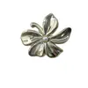 Botões de Flor de Renda Únicos Moda Versátil Liga Metálica Botões Costurados à Mão para Jaquetas Camisas Roupas com Botões de Estilo Europeu e Americano