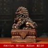 Adornos de león león de Pekín artesanías de resina un par decoración de sala de estar para el hogar chino regalo de inauguración de tienda