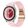 Adecuado para Correa de Reloj Samsung Watch8, Pulsera de Resina de Tres Perlas a la Moda, Hebilla Plegable de Acero con Doble Botón, Correa de Reloj Samsung Watch9