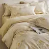 Nuevo Producto Otoño/Invierno 2026: Juego Ecológico de Cuatro Piezas de Algodón Cepillado, Juego de Tres Piezas Estilo Sábana para Cama de 1.2m, Manning