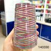 Hilo de Bordar para Plantilla Marca Tianfeng 402/202/203 Poliéster Colorido Hilo Tianfeng Hilo Gradiente Arcoíris Hilo de Coser