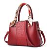 Bolsas 2024 Novas Bolsas Bordô Bordado Atmosférico Senhoras de Meia-Idade Estilo Nacional Bolsa de Casamento para Mãe Bolsa de Ombro