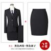 Traje Profesional para Hombre y Mujer Traje de Sarga Traje de Doble Botonadura Banco Empresa Negocios Otoño e Invierno Vestido Ropa de Trabajo