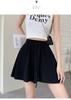 Shorts Feminino Verão Pequeno 2024 Nova Cintura Alta A-line Emagrecimento menina gordinha plus size Calças Ballet Calças Saia Plissada