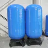 Tanque de Filtro de Areia Feito de Fibra de Vidro com Revestimento Interno de PE, Moldagem Integrada, Seguro e à Prova de Vazamentos, Filtro Vertical com Porta de Descarga