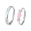Anillo Original de Garras de Gato Lindas para Pareja Plata de Ley 999 Dulce y Lindo Nicho Más Fácil de Combinar Anillo Abierto Luminoso