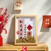 Ornamento de Mesa Lingote de Ouro com Significado Auspicioso, Série de Presentes para Abertura e Inauguração de Casa, Suporte Pequeno de Mesa do Deus da Riqueza, Atacado Personalizado