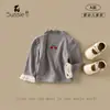 Camiseta de manga larga para niña, nueva colección otoño 2026, ropa para bebés y niños pequeños, prenda interior de cuello alto, top cálido para bebés niñas