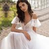 Vestido de Novia Talla Grande Nuevo Primavera 2025 Corte Slim Hombro Largo Hasta el Piso Hombre Gordo Encaje Flor Un Hombro Mujeres