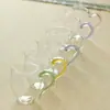 Tetera de Vidrio de Alta Transparencia con Asa de Colores, Recipiente para Compartir Té Estilo Japonés, Resistente al Calor y Anti-quemaduras, Accesorio para Juego de Té Kung Fu, Jarra para Té