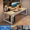 Escritorio de computadora para uso de escritorio en dormitorio, hogar, escritorio de estudio para estudiantes, escritorio de oficina simple para adultos, mesa rectangular, banco de trabajo
