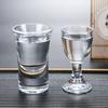Copa de Licor de Vidrio, Copa de Vino Blanco Pequeña de Vidrio, Vaso Alto, Cáliz con Patrón, Se Puede Agregar Vaso de Chupito con Logo