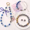 Colgante Serie Filigrana Esmalte Alveolar de Aleación de 10 mm Pulsera de Cuentas Hecha a Mano DIY Llavero Material para Joyería Accesorios