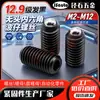 Tornillos de Onda de Dado Hexagonal Ennegrecidos Grado 12.9 en Stock Tirachinas de Posicionamiento de Placa de Circuito Bolas de Onda Tornillos sin Cabeza de Bola de Acero