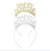 Decoración para fiesta de Año Nuevo sombrero de fiesta suministros Año Nuevo collar color negro y dorado sombrero de papel aro para la cabeza sopla Dragón juego de mantel