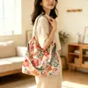Bolsa de ombro com estampa floral para mulheres, bolsa tote de grande capacidade, bolsa de mão da moda estilo coreano, nova bolsa versátil de verão 2026, fábrica