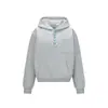 Moletom com Capuz Americano Retrô de Botão para Homens e Mulheres, Novo Estilo Outono e Inverno, High-End, Solto, Estilo Preguiçoso, Jaqueta Hoodie Casual