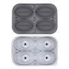 Bandeja de Gelo de Silicone Transfronteiriça Futebol Basquete Rugby Bandeja de Gelo Molde de Hóquei no Gelo Fácil de Soltar Hóquei no Gelo Congelamento Rápido Caixa de Gelo