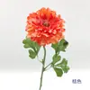 Flor de Loto con Rocío de Mil Posturas de Dos Cabezas Tallo Único Flor Artificial de Seda Flor Falsa Material de Flor para Bodas Marcador de Camino Arreglo Floral Decoración de Escritorio para el Hogar Arte Floral