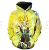 2023 día Hombre Impresión digital 3D Serie Dragon Ball Wukong suéter cosplay sudadera anime suéter