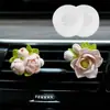 Molde de Yeso Aromaterapia Jazmín Clip para Salida de Aire de Coche Decoración de Coche Loto Colgante Molde de Silicona Hecho a Mano