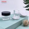 Frasco de Creme 30G50G Frasco Reutilizável Plástico PS Transparente Frasco para Creme Facial Pote Vazio Estoque Pronto Embalagem Cosmética Produtos para Cuidados com a Pele