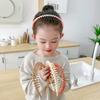 Diadema infantil con flequillo de verano para niñas, accesorio para el cabello con pinza dentada antideslizante, diadema de princesa, accesorios para el cabello