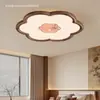 Luminária de teto chinesa minimalista em madeira de nogueira com estética estilo Song para sala de estar, quarto, sala de jantar, luminária LED inteligente para casa