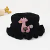 Gorros de Lana para Bebé de Hombre y Mujer, Gorros Tejidos para Recién Nacidos, Gorros de Terciopelo de Oveja para Bebé, Gorros Súper Lindos de Otoño e Invierno para Bebés Recién Nacidos