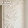 Parede de Fundo GRG Espaço Sala de Chá Zen Parede de Fundo Principal Padrão Streamline Chinês Placa de Alívio Artístico em Gesso