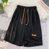 Pantalones Cortos de Seda de Hielo para Hombre Verano Sueltos Transpirables Cinco Puntos Suaves y con Caída Pijama para Casa Pantalones Deportivos Casuales Elásticos