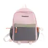Mochila Infantil 2026 Nuevo Estilo Contraste de Color Moda y Sencilla Unisex Gran Capacidad Mochila para Escuela Primaria
