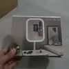 Espejo de Maquillaje LED Luz de Relleno para Dormitorio Espejo Convexo Espejo Redondo Pequeño Portátil Giratorio