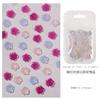Luz para nail art que muda de cor Joia de unha Camélia 2022 novo rede social mágica Aurora flor rosa tridimensional acessórios
