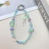 Lujo Ligero Moda Concha Medusa Colgante Cadena para Teléfono Estilo Corto Llavero Cámara CCD Encanto para Bolso Anti-Pérdida