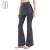 Pantalones Deportivos Frescos de Tiro Alto con Falda Superpuesta de Cordón Lateral para Cubrir las Caderas, Ligeramente Acampanados, Versátiles Dos en Uno para Primavera/Verano Color Azul Cielo