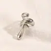 Estilo Europeo y Americano Chapado en Oro Cobre Versátil Brazaletes para Oreja Múltiples Capas Minimalista Nicho Temperamento Zirconia Japoneses y Coreanos Pendientes