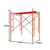 Andaime, estrutura móvel trapezoidal, estrutura Raya, andaime de pórtico móvel intertravável