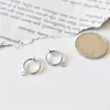 Brincos de gancho para orelha, brincos de clipe de orelha montados, brincos feitos à mão, acessórios DIY, material com retenção de cor, atacado