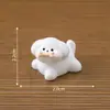 Micro Paisagem Criativa Fofa Cachorro Shih Tzu Boneca Casa de Boneca Decoração DIY Acessórios Pendurados Mini Enfeites de Mesa