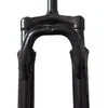 Garfo Dianteiro de Bicicleta Elétrica Amortecido do Fabricante com Mola para Freio a Disco, Bicicleta Amortecida de Velocidade Variável Sem Câmbio, Amortecimento para Pedalar