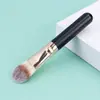 Brocha de Maquillaje de Cabeza Plana en Forma de Lengua, No Absorbente de Polvo, Brocha para Base Líquida Sin Marcas, Brocha de Base Mini Portátil con Cerdas Suaves, Transfronterizo