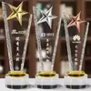 Trofeo de Cristal Personalización Creativa Evento de Reunión Anual de la Empresa para Empleados Personalización de Competición Premio de Honor para Niños Personalización de Placa de Grabado