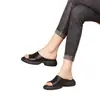 Sandalias populares de comercio exterior transfronterizo, de punta redonda, para uso exterior en verano, de suela plana, retro, cómodas, elegantes, versátiles, con suela suave