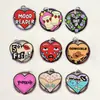Chaveiro Criativo e Personalizado com Tema de Amor Patch de Borracha Macia PVC DIY Chaveiro de Carro Pingente de Mochila Pequeno Presente