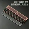 Almofada para Incenso Grade Quadrada de Aço Inoxidável Prateleira de Aromaterapia Doméstica Algodão à Prova de Fogo Base de Sândalo Caixa de Incenso para Roupa de Cama Inserção de Incenso