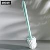 Escova de Vaso Sanitário Sem Cantos Mortos, Escova de Limpeza de Vaso Sanitário, Escova de Vaso Sanitário Doméstica para Banheiro com Base
