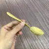 Cuchara Pequeña de Acero Inoxidable para Niños, Cuchara para Café de Restaurante Doméstico, Cuchara para Remover, Cuchara para Té de Leche, Cuchara para Postre, Cuchara para Comida de Estudiantes